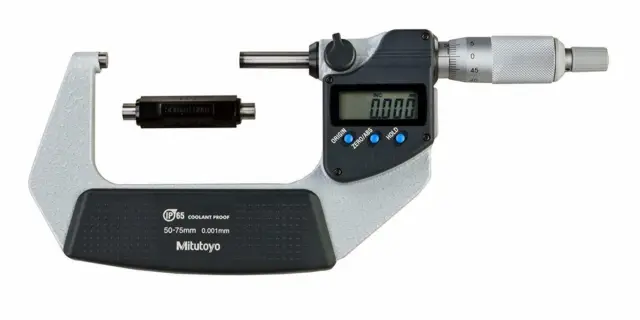 Mitutoyo 293-232-30 Digimatic Micrometer Range: 50-75 mm with Output