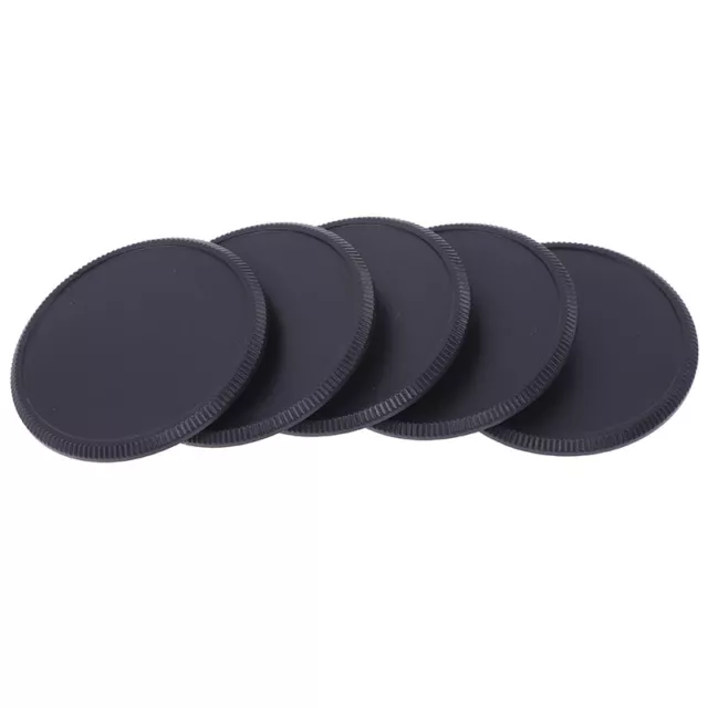 5Pcs Digital Camera M42 42mm Screw Mount Rear Lens Body Cap Cover Plastic .d-EL