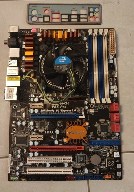 Carte mère SOCKET LGA 1156 ASROCK H55M PRO + PANEL