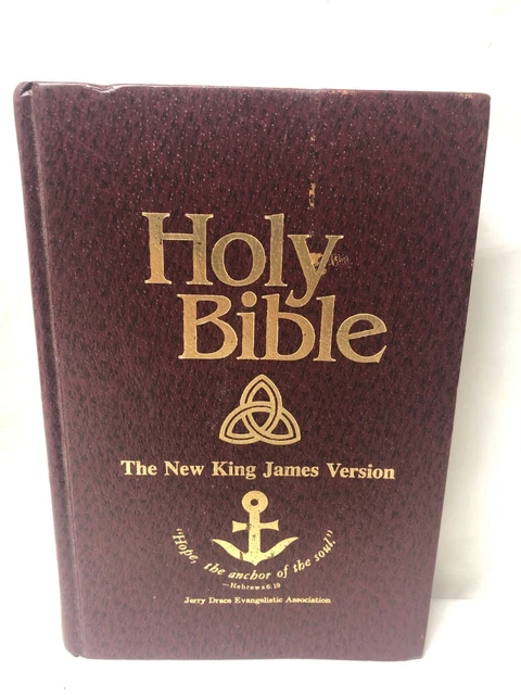 HOLY BIBLE THE New King James Version KJV #401 Thomas Nelson HC Red ...