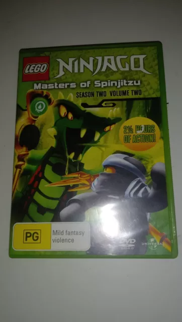 Lego NINJAGO Masters of Spinjitzu SEASON 2 VOLUME 2 DVD - Aus Region 4 FREE POST