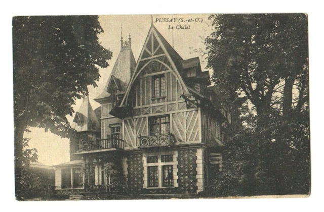 PUSSAY (91) Façade du CHALET VILLA en 1932