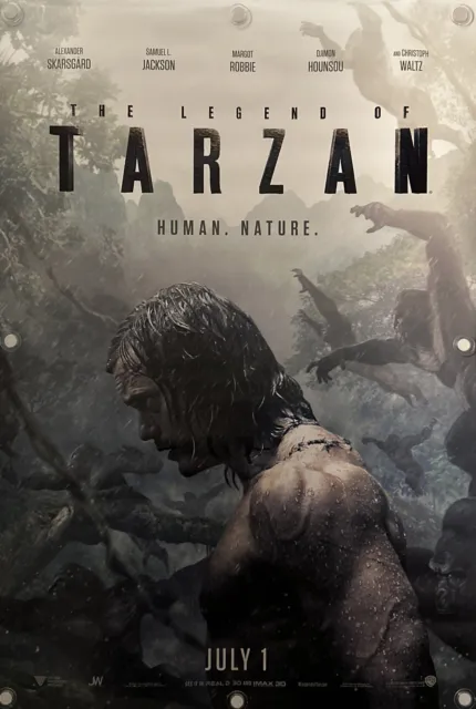 TARZAN Original One Sheet Movie Poster - 2016