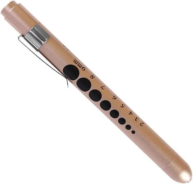 Aokin Medical Pen Light for Nurse Doctor, Reusable LED Medical Penlight with and