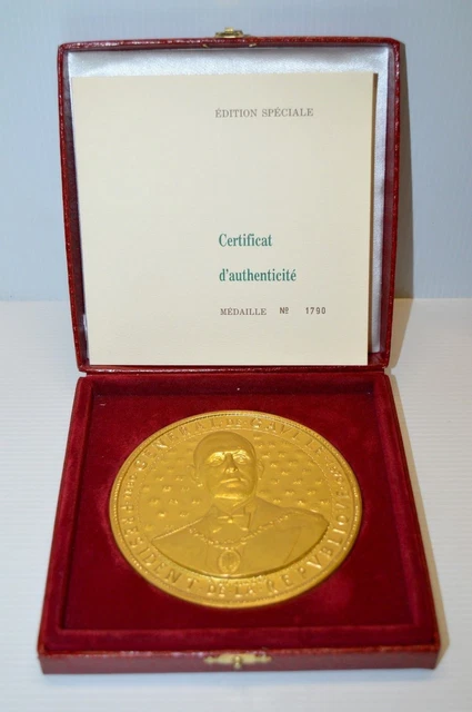 FRANCE, MÉDAILLE, CHARLES de Gaulle, Président de la République, n.d