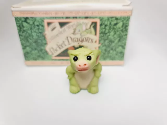 Whimsical World of Pocket Dragons "I Said No" Figurine by Real Musgrave