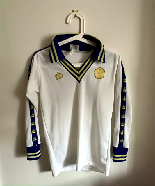 Leeds United 1976 - 1981 away football shirt jersey Score Draw size L