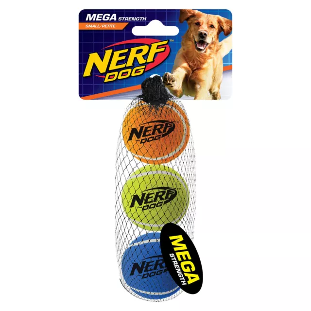 Nerf Dog Jouet pour Chien Balles de Tennis, Différentes Tailles, Neuf