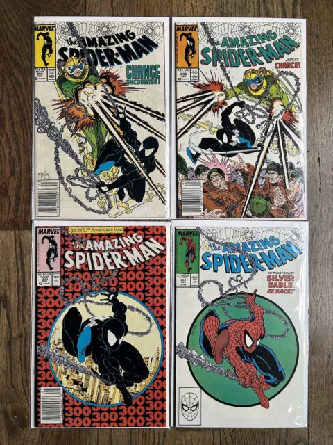 Amazing Spider-Man Lot 42 Marvel Comics 265-301 Straight, Many Keys