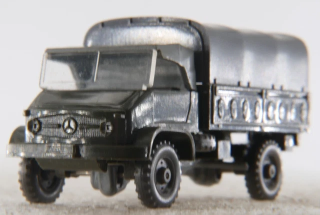 Wiking Modellauto Mercedes Unimog U 1700 Polizei – Spur H0 1:87, Detailgetreue Miniatur Für Sammler