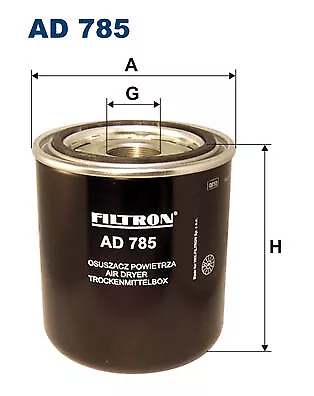 Ad 785 Filtron Air Dryer Cartridge, Compressed-Air System For  Astra Avia Bmc Bo