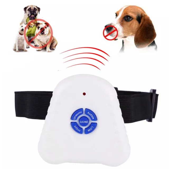 Anti Bark Dog Collar Ultrasonic Stop Dog Barking Collar Deterrent Control Device