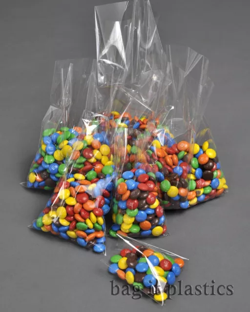 Cellophane Sweet Bags Crystal Clear Cello Candy  Display Lollipop Bag Food Safe