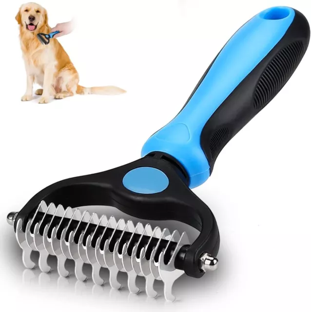 Dog Pet Cat Grooming Brush Comb Deshedding Tool Rake Comb / Remover Reduce Hairs
