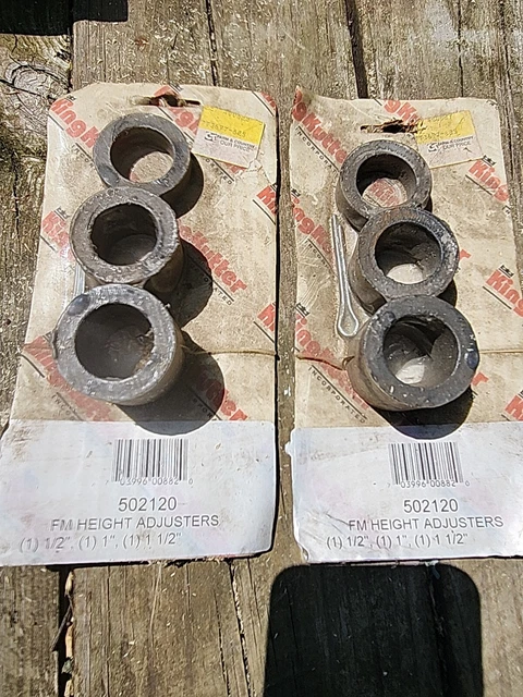 2 sets King Kutter 502120 Finish Mower Complete Set Wheel Height Spacers