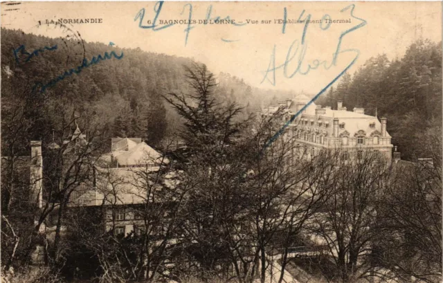CPA Normandie - BAGNOLES-de-l'ORNE - Vue sur l'Etablissement Thermal (355356)