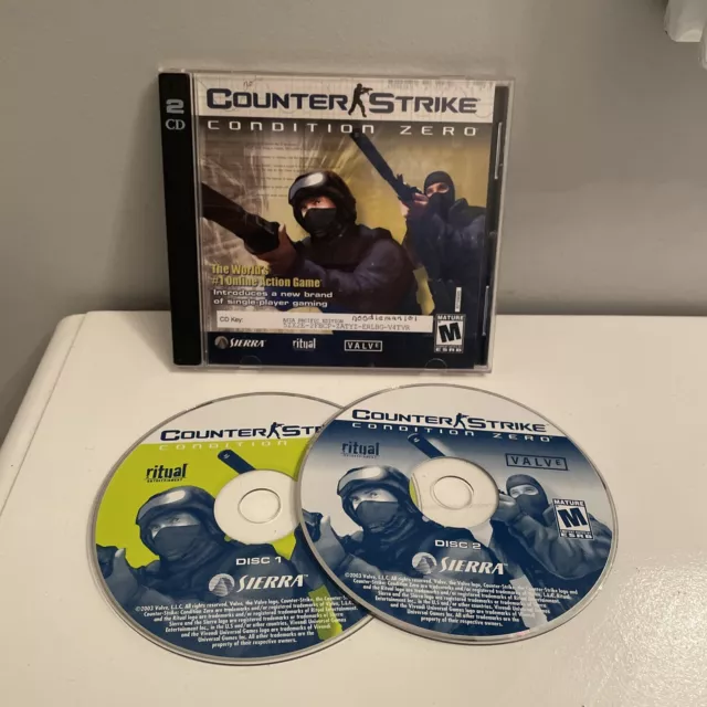 Counter Strike Condition Zero PC CD Game (Valve/Sierra 2004) with CD Key