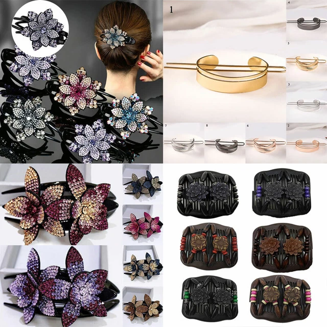 Bijou Cheveux Or Peigne à Cheveux élégant YAZILIND Avec Strass Et