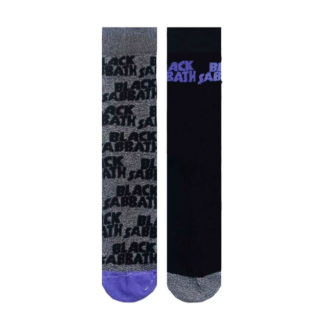 Homme Black Sabbath Chaussettes Crew Ensemble (2 Paires) - UK 7-11 Unisexe Music