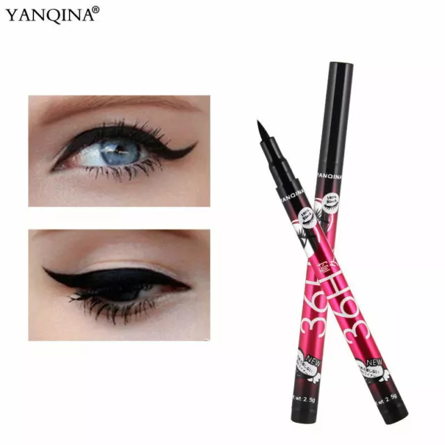 Eyeliner Feutre 36 H Noir Waterproof Sans Bavure Effet Tatouage