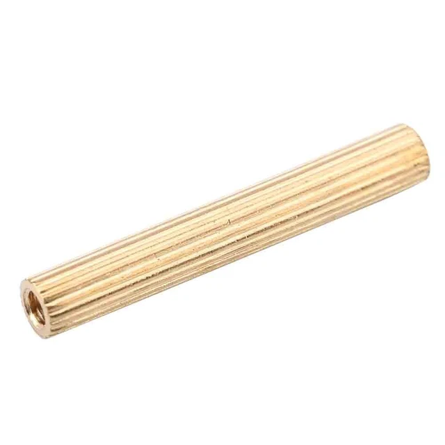 100pcs Double Pass Brass Copper Standoff Spacers Studs Thread Round Pillars