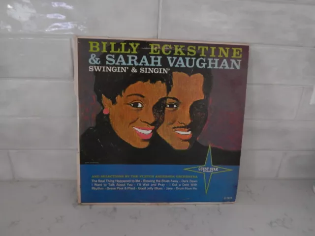 Billy Eckstine & Sarah Vaughan: Swingin & Singin    12"     33 RPM      LP