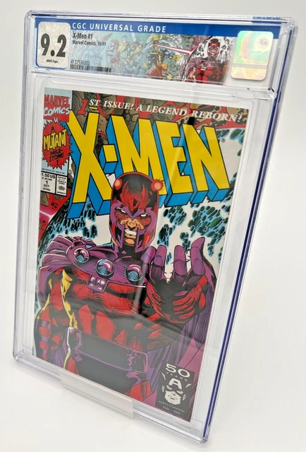 X-Men #1 (Magneto Cover, 1991) CGC 9.2 - Custom Label