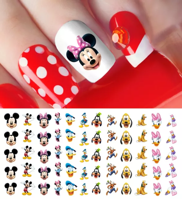 Mickey & Minnie Mouse & Friends  Nail Art Decals - Salon Quality!  Disney