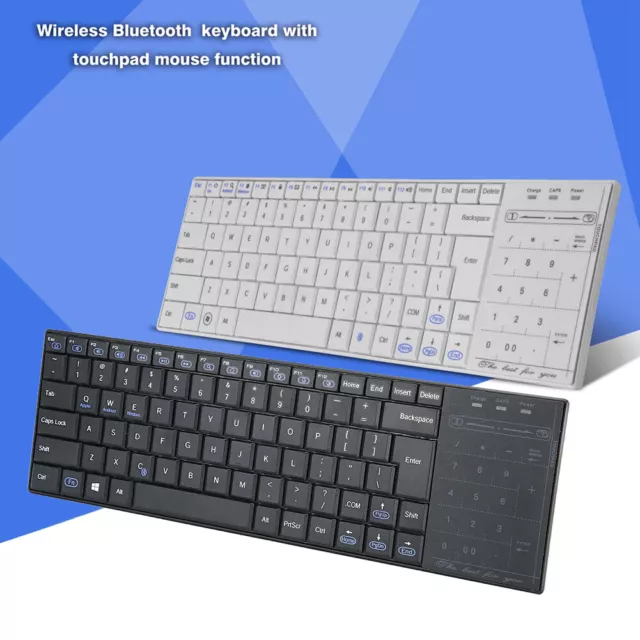 BT 3.0 Mini Wireless Keyboard with Touchpad Mouse for Windows iOS Android 3