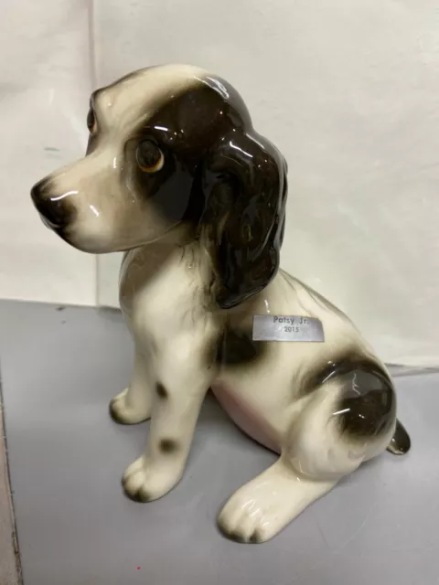 Cocker Spanial Dog Bone China Figurine Patsy Jr 2015 6 1/2" T