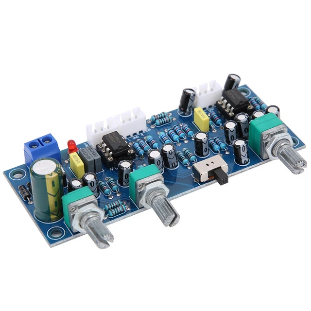 PREAMP BOARD 2.1 Channel Low Pass Filter Subwoofer Board HIFI Circuit ...