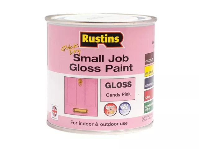 Rustins Vernice lucida piccoli lavori ad asciugatura rapida rosa caramello 250ml