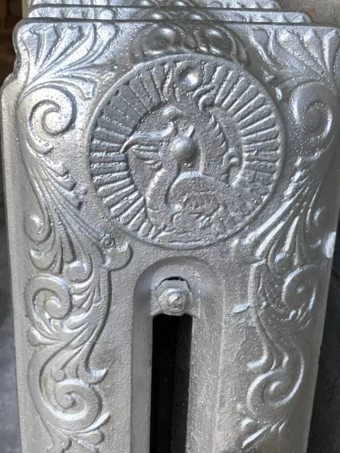 6 Ornate One Pipe Cast Iron Radiators. Willing To Sell Individually. 6 Ornate One Pipe Cast Iron Radiators. Willing To Sell Individually.