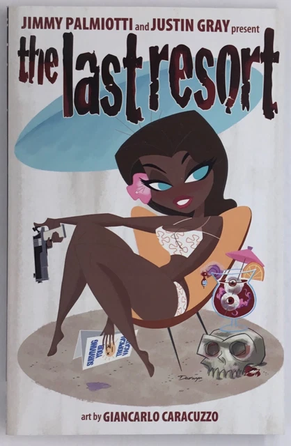 The LAST RESORT Pin Up Girl Cover ZOMBIE Story TPB Novel Book NEW CONDITION