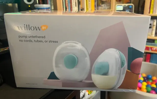 WILLOW GO In-Bra Double Electric Breast Pump Kit - BRAND NEW, SEALED!