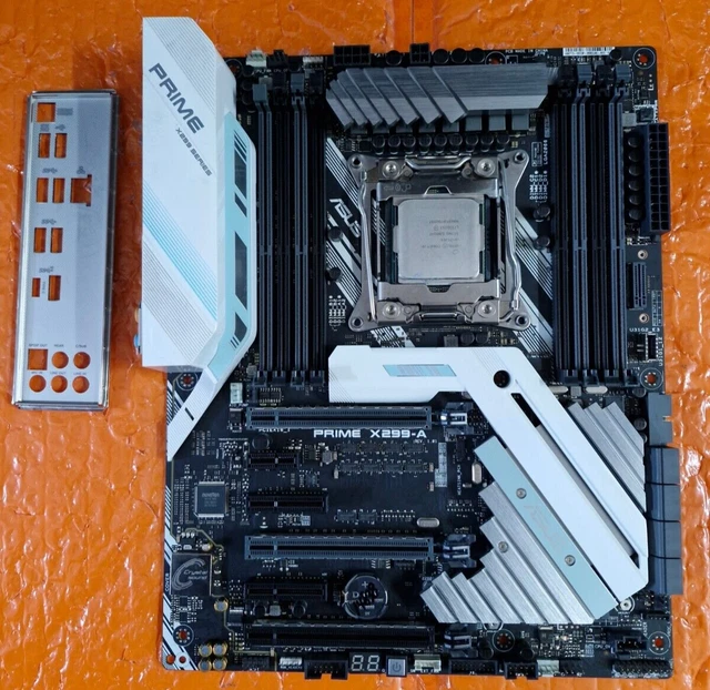 ASUS IO Shield Per PRIME X299 DELUXE – Schermo I/O Originale Usato, Modello 13020-02975700
