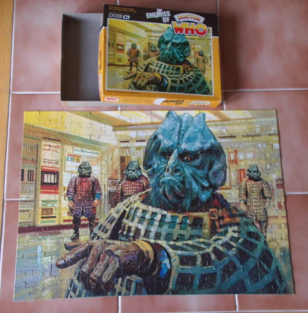 The Enemies of Doctor Who COMPLETE Whitman Jigsaw 1978 KRAALS 224 pieces - RARE
