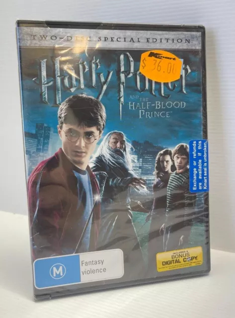 HARRY POTTER AND the Half Blood Prince DVD Reg 4 NEW SEALED