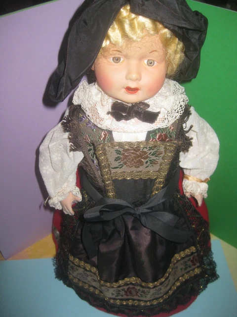 ancien GRANDE POUPEE garcon habillé en alsacien NANO NANI ancien GRANDE POUPEE garcon habillé en alsacien NANO NANI