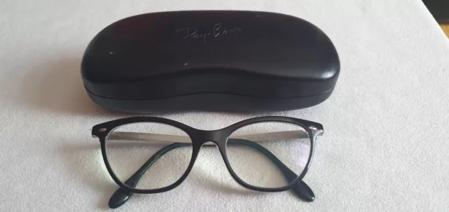 Ray Ban black cat's eye glasses frames. RB 5360 2034. With case.