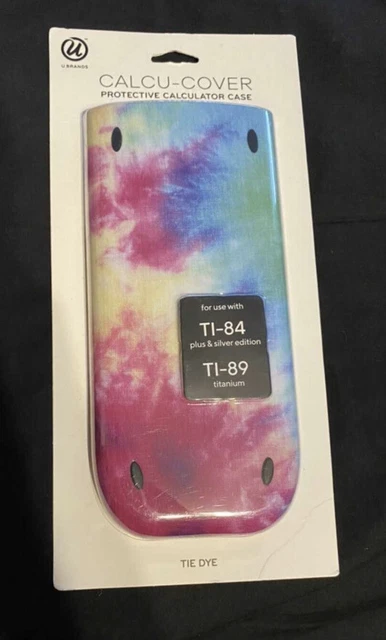 TI-84 TI-89 Plus Silver Titanium Edition Calculator Cover Case Tie Dye New