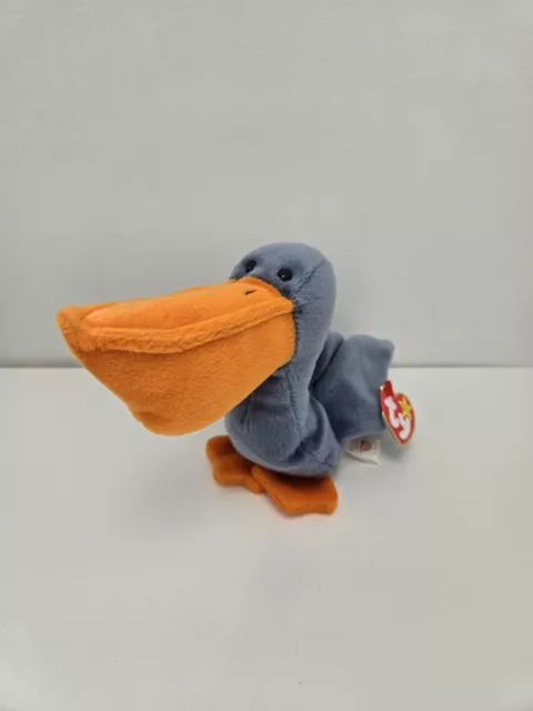 TY Beanie Baby “Scoop” the Pelican Retired Vintage Collectible MWMT  (7 inch)