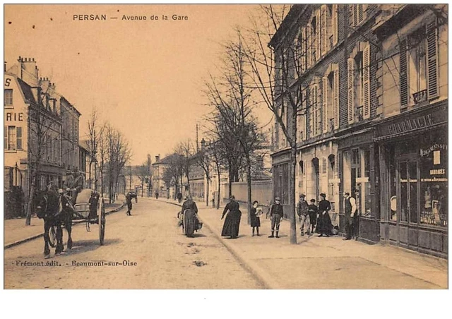 95 . n° 49325 . persan.avenue de la gare