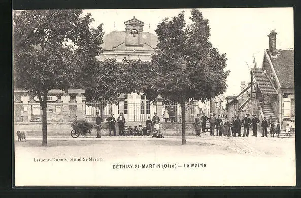 CPA Bèthisy-Saint-Martin, La Mairie