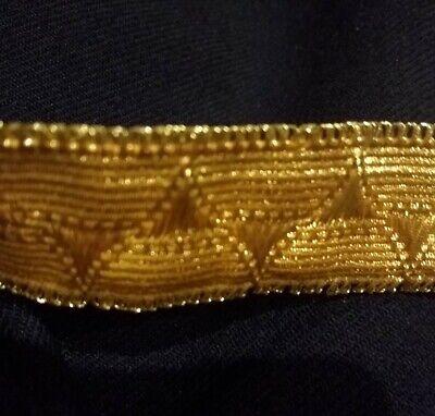 2M AUSTRIAN OR French Army Napoleonic WW1 Hussar Gold -tone Braid Lace ...
