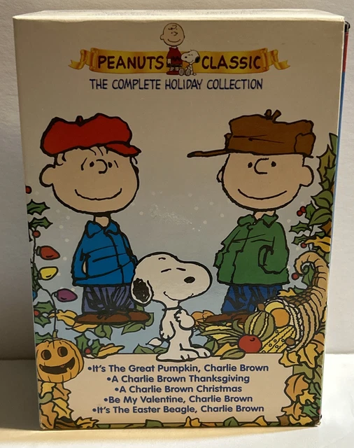 PEANUTS CLASSIC THE COMPLETE Holiday Collection 5 DVD Box Set Tested