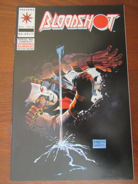 Valiant Comics- Bloodshot  Vol.1 #10  oct. 1993  Kevin VanHook & Don Perlin