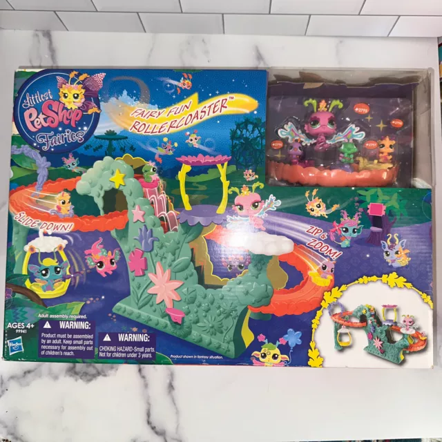 LITTLEST PET SHOP Fairies Fairy Fun Roller Coaster Playset #99941 ...