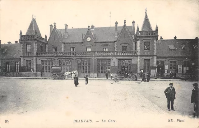 Cpa 60 Beauvais / La Gare