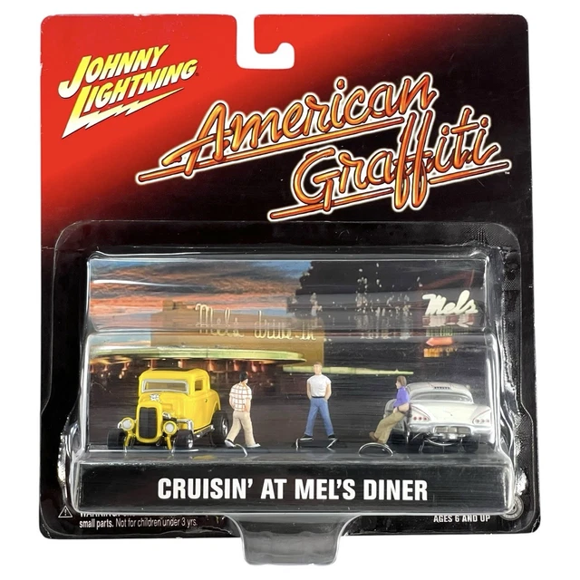 JOHNNY LIGHTNING AMERICAN Graffiti Cruisin' At Mel's Diner